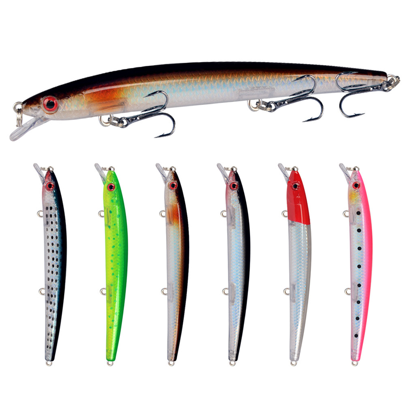 Fishing Hook Treble - Minnow Fishing Lure 13.5cm 15.5g Floating