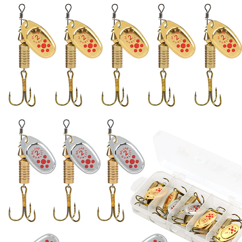 Fishing Hook Treble - 1PCS Metal Plating Spinner Bait 6.7cm/7g