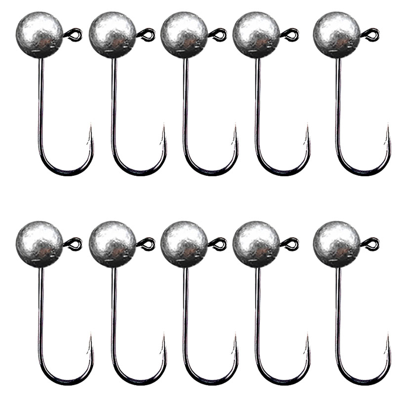 10pcs/lot Jig Head Fishing Hoo - Fishing Hook Barbless 리뷰 및 가격