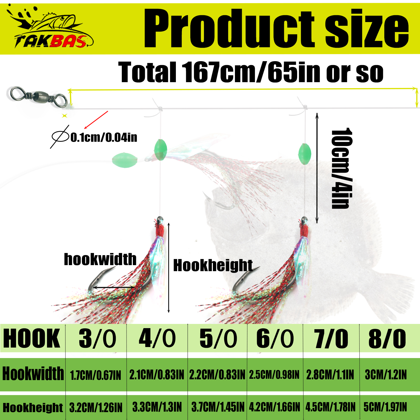 6pcs Snapper Tackle Flasher Ri - Fishing Hook Circle 리뷰 및 가격