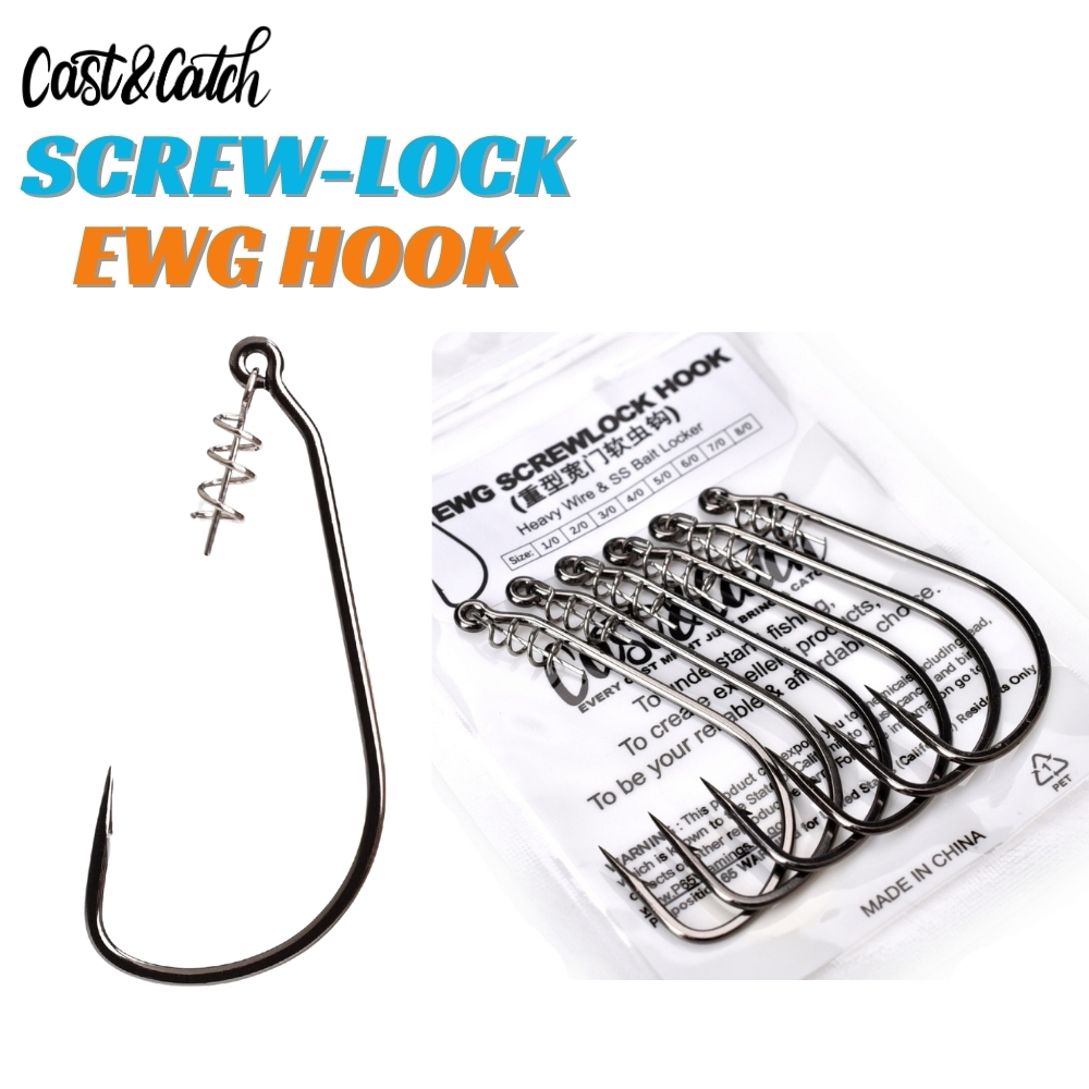 Cast&Catch SCREW-LOCK Weedless - Fishing Hook Weedless 리뷰 및 가격