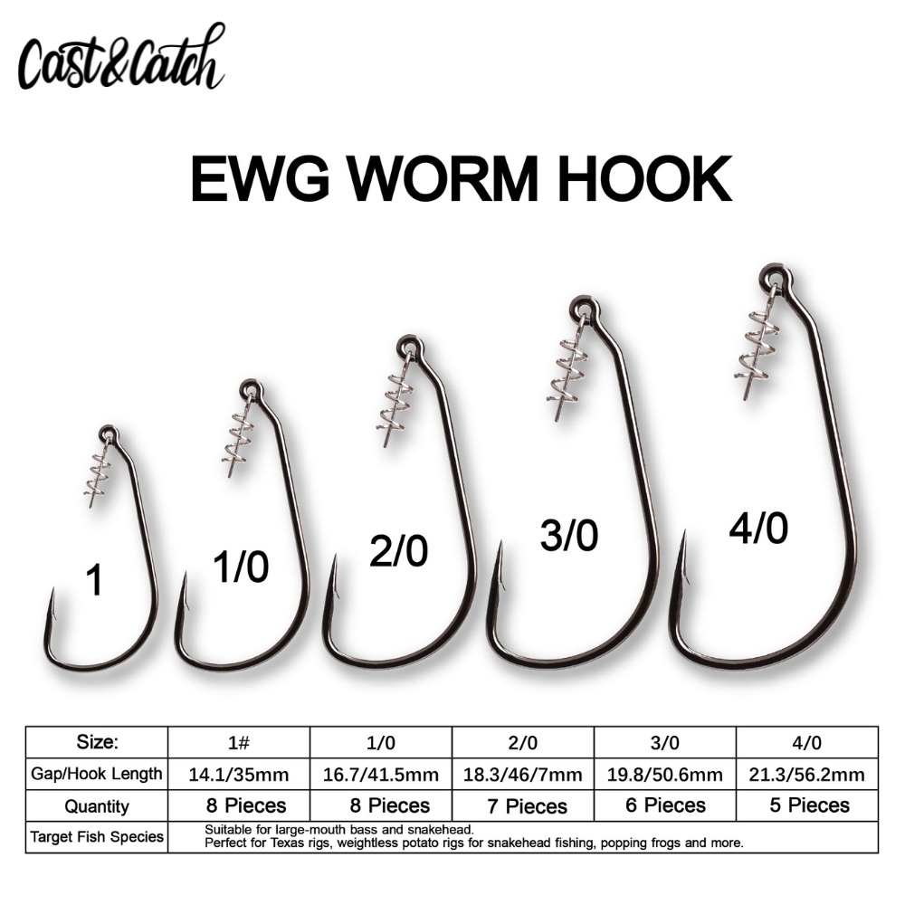 Cast&Catch SCREW-LOCK Weedless - Fishing Hook Weedless 리뷰 및 가격