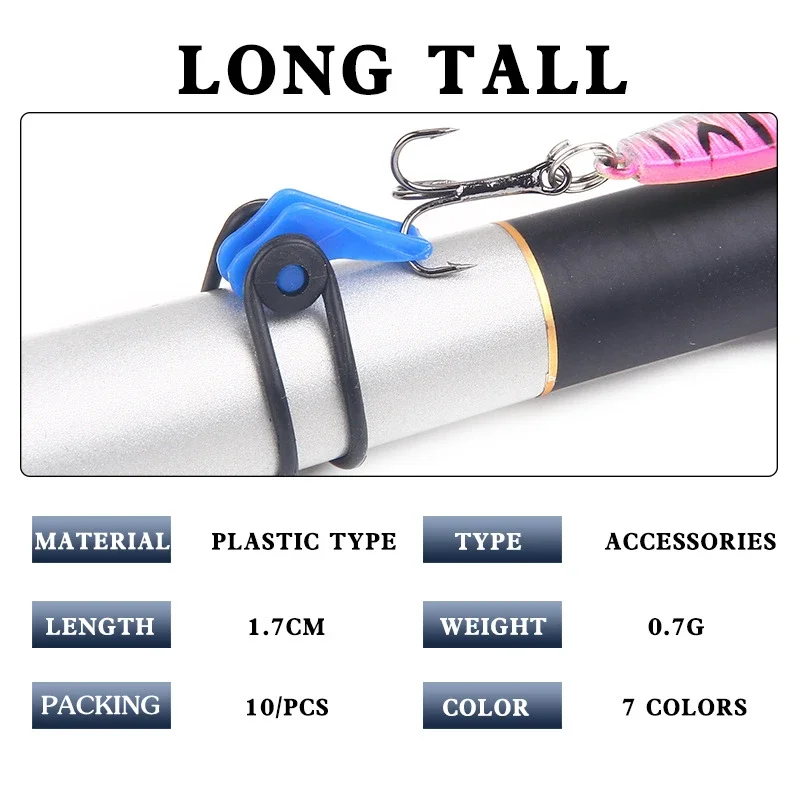 10pcs/lot Plastic Fishing Hook - Fishing Hook Jig 리뷰 및 가격