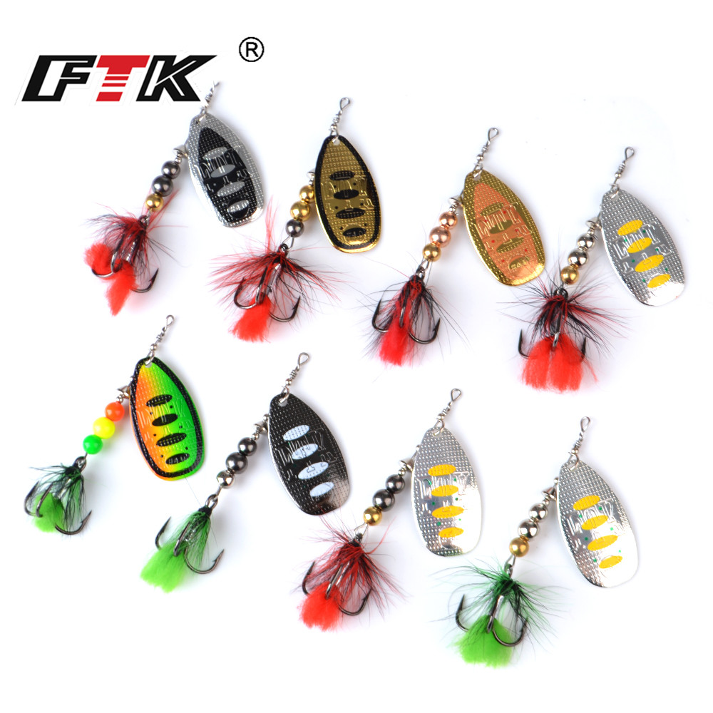 FTK Metal Fishing Lure Spinner - Fishing Hook Treble 리뷰 및 가격