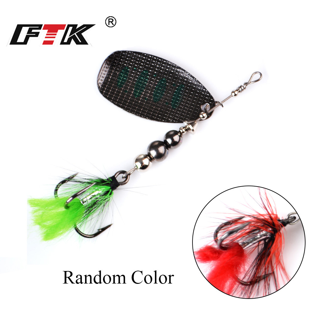 FTK Metal Fishing Lure Spinner - Fishing Hook Treble 리뷰 및 가격
