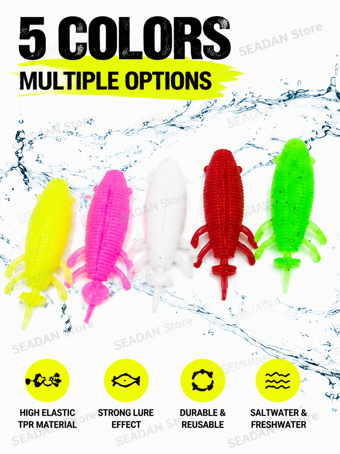 5pcs Floating Soft Frog Lure T - Fishing Hook Weedless 리뷰 및 가격