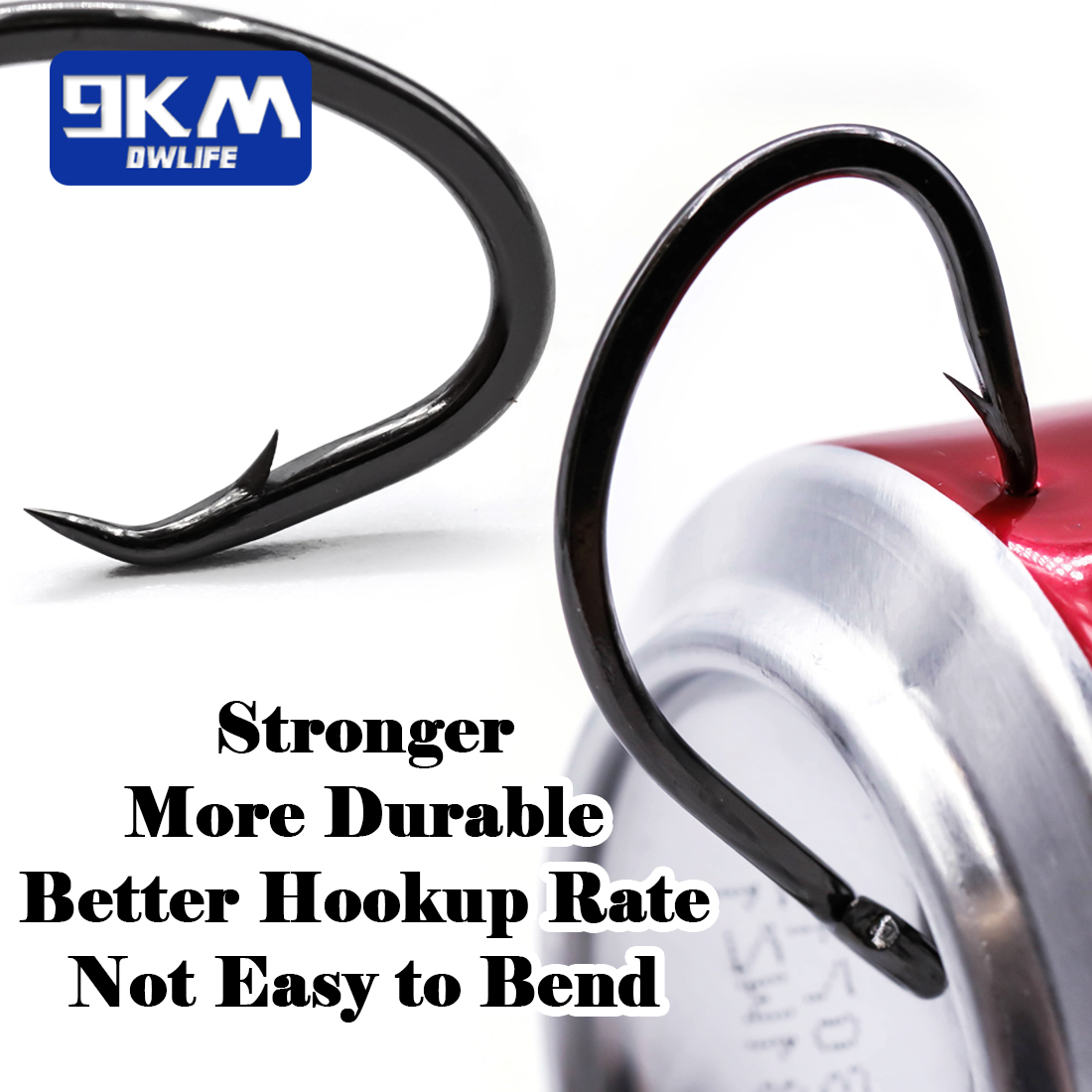 9KM Circle Hooks 25~50Pcs Salt - Fishing Hook Circle 리뷰 및 가격