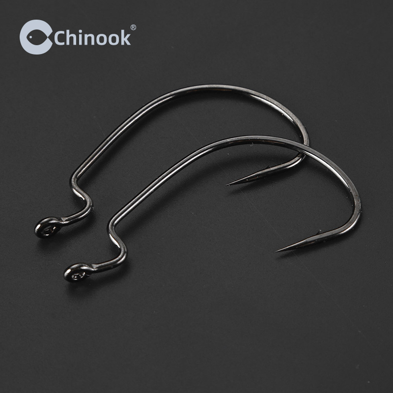 Chinook 20pcs Wide worm Texan  - Fishing Hook Barbless 리뷰 및 가격
