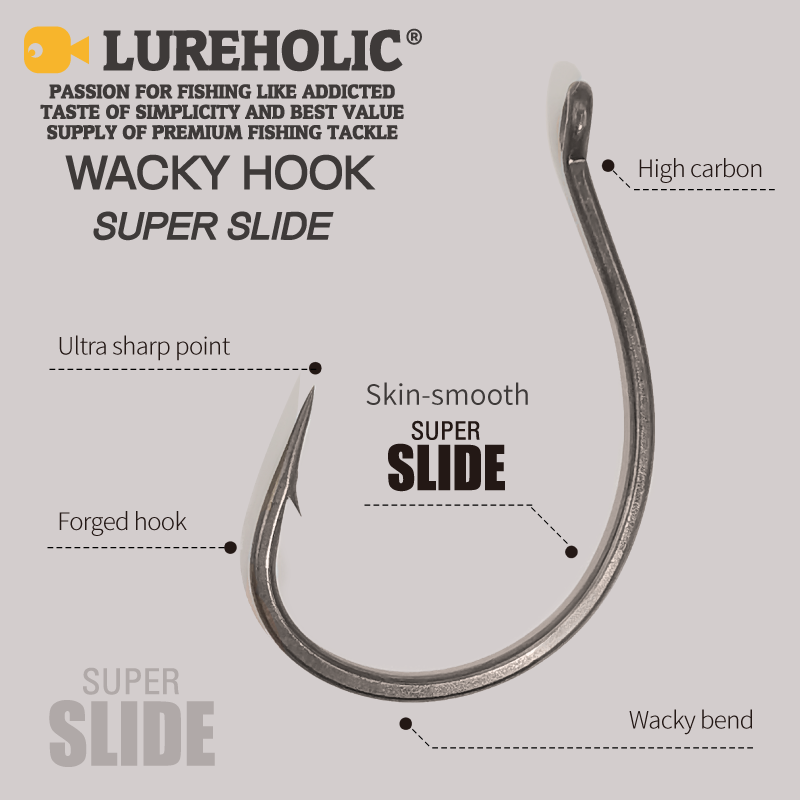 LUREHOLIC PTFE Super Slide Wac - Fishing Hook Barbless 리뷰 및 가격