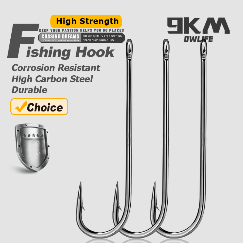 Fishing Hooks Long Shank Hooks - Fishing Hook Barbless 리뷰 및 가격