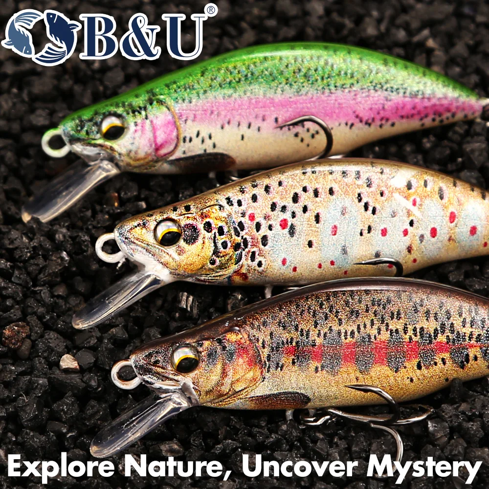 B&U Trout Pattern Hard Bait Si - Fishing Hook Assortment 리뷰 및 가격