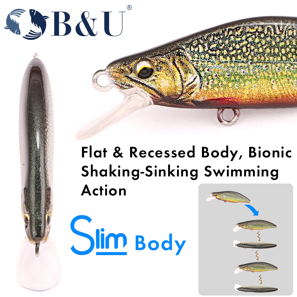 B&U Trout Pattern Hard Bait Si - Fishing Hook Assortment 리뷰 및 가격
