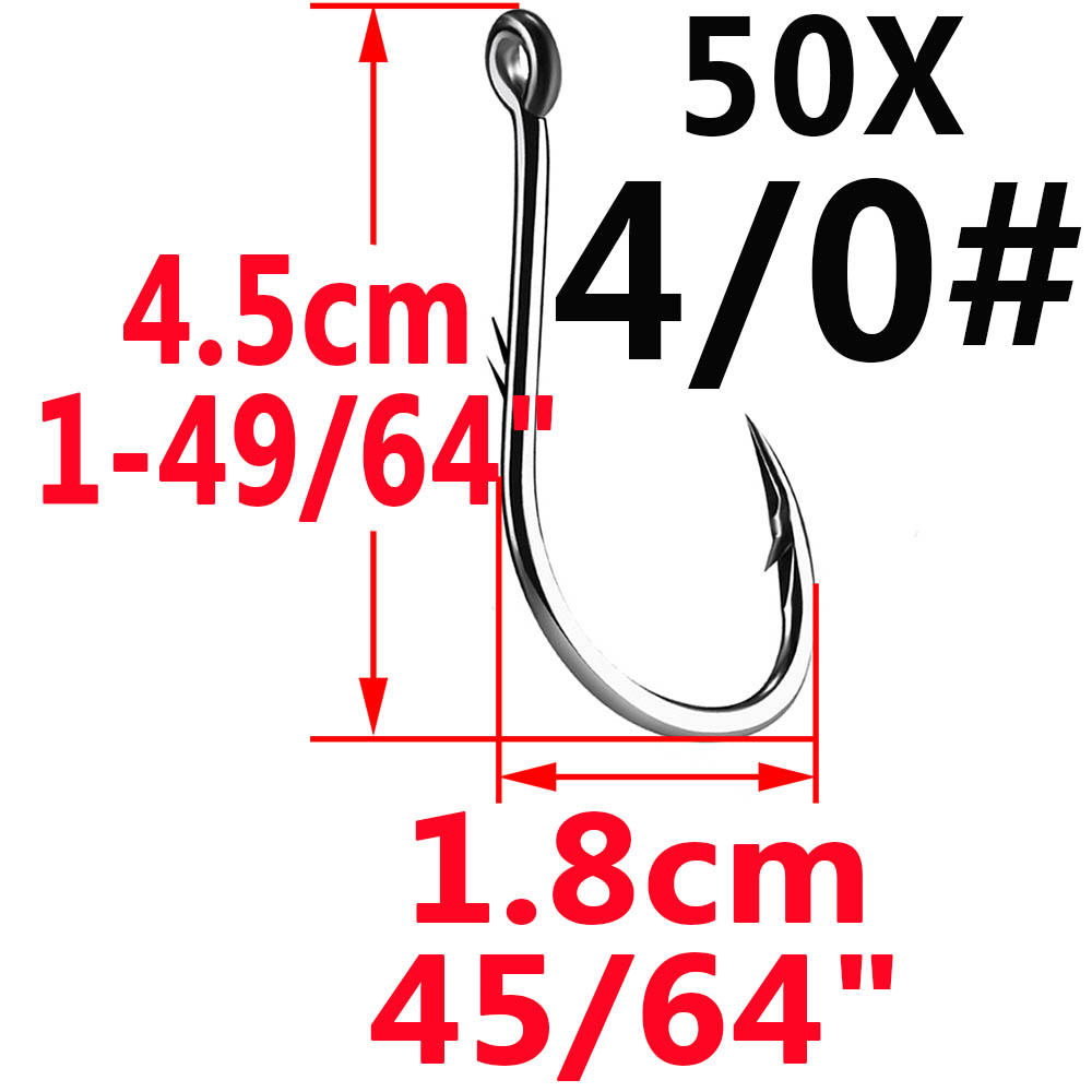 50pcs Iseama Circle Carp Eyed  - Fishing Hook Circle 리뷰 및 가격