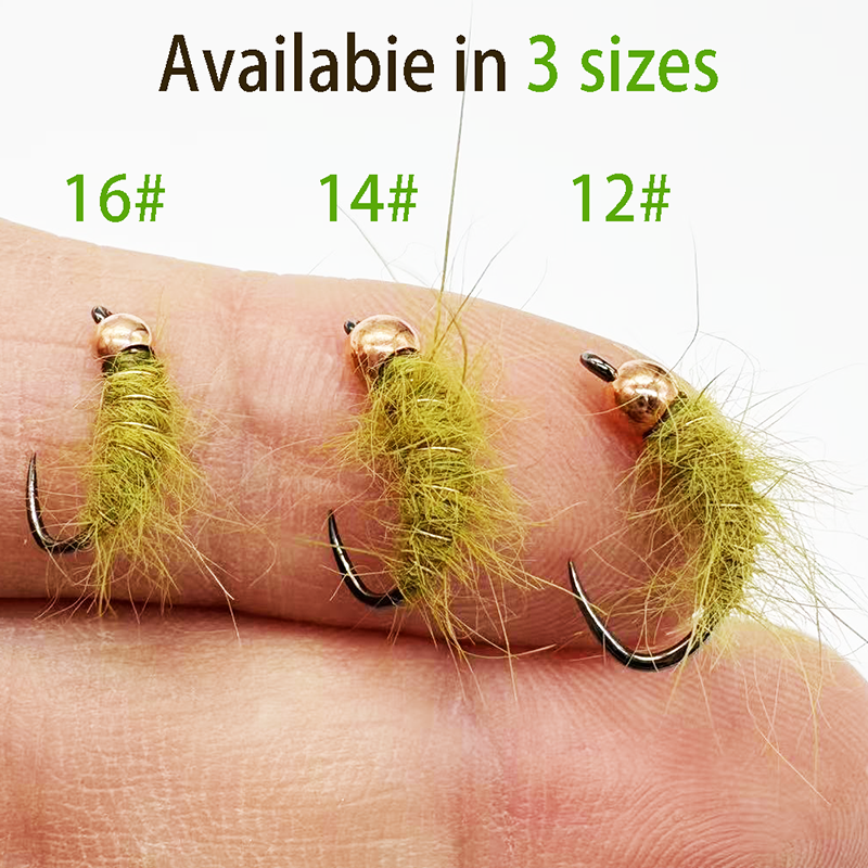 5PCS Fly Fishing Nymphs Wet Fl - Fishing Hook Barbless 리뷰 및 가격