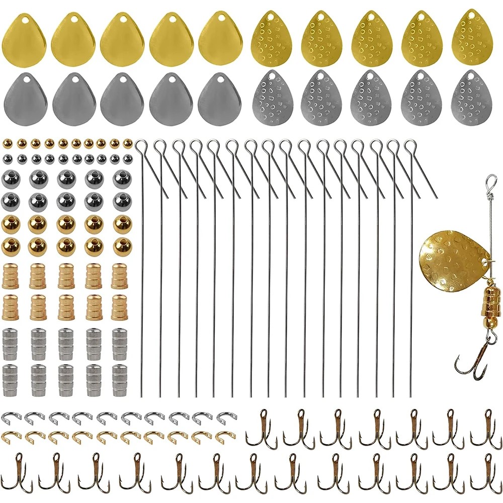 140Pcs Fishing Lures Making Ki - Fishing Hook Treble 리뷰 및 가격