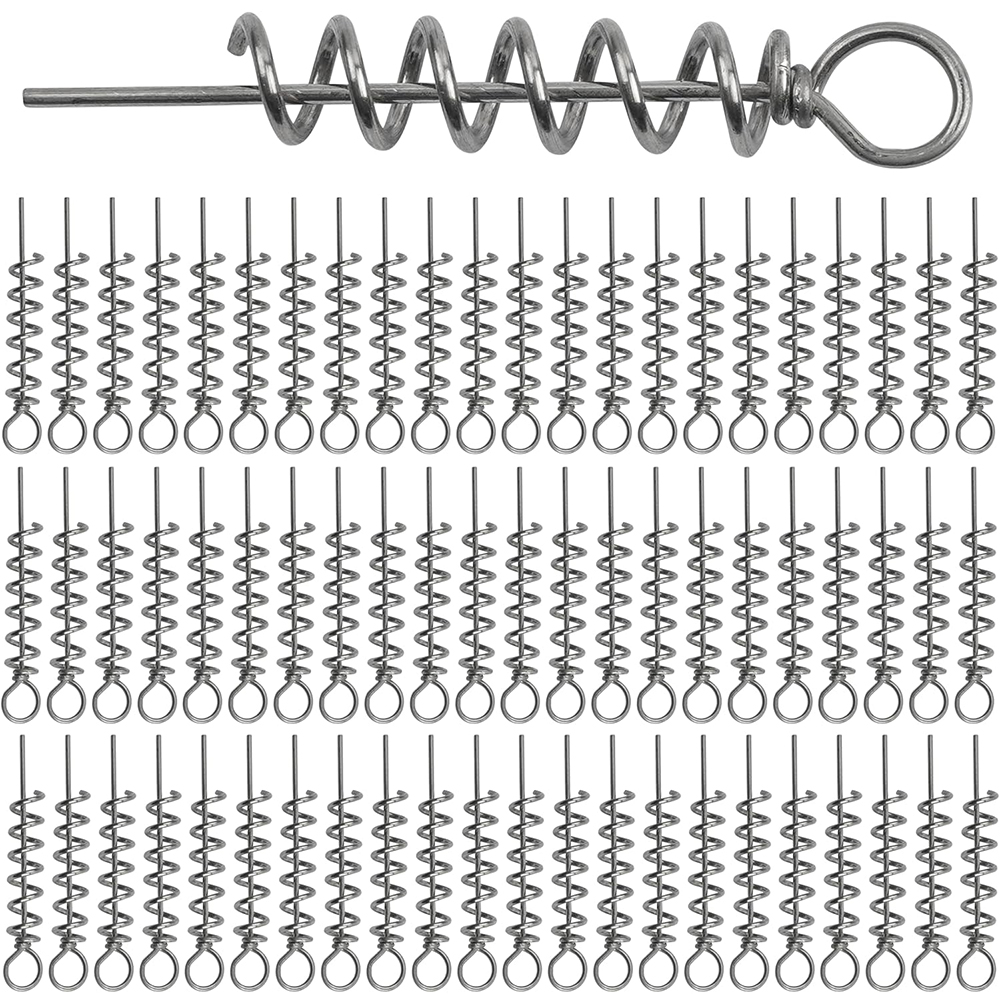 50Pcs Spring Twist Lock Fishin - Fishing Hook Box 리뷰 및 가격