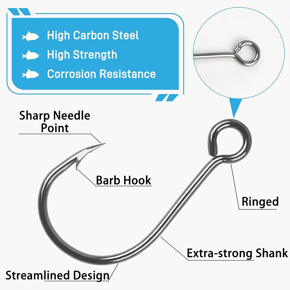 70Pcs Fishing Inline Single Ho - Fishing Hook Circle 리뷰 및 가격