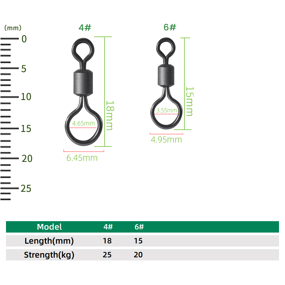 100pcs Carp Fishing Swivel Big - Fishing Hook Size 리뷰 및 가격