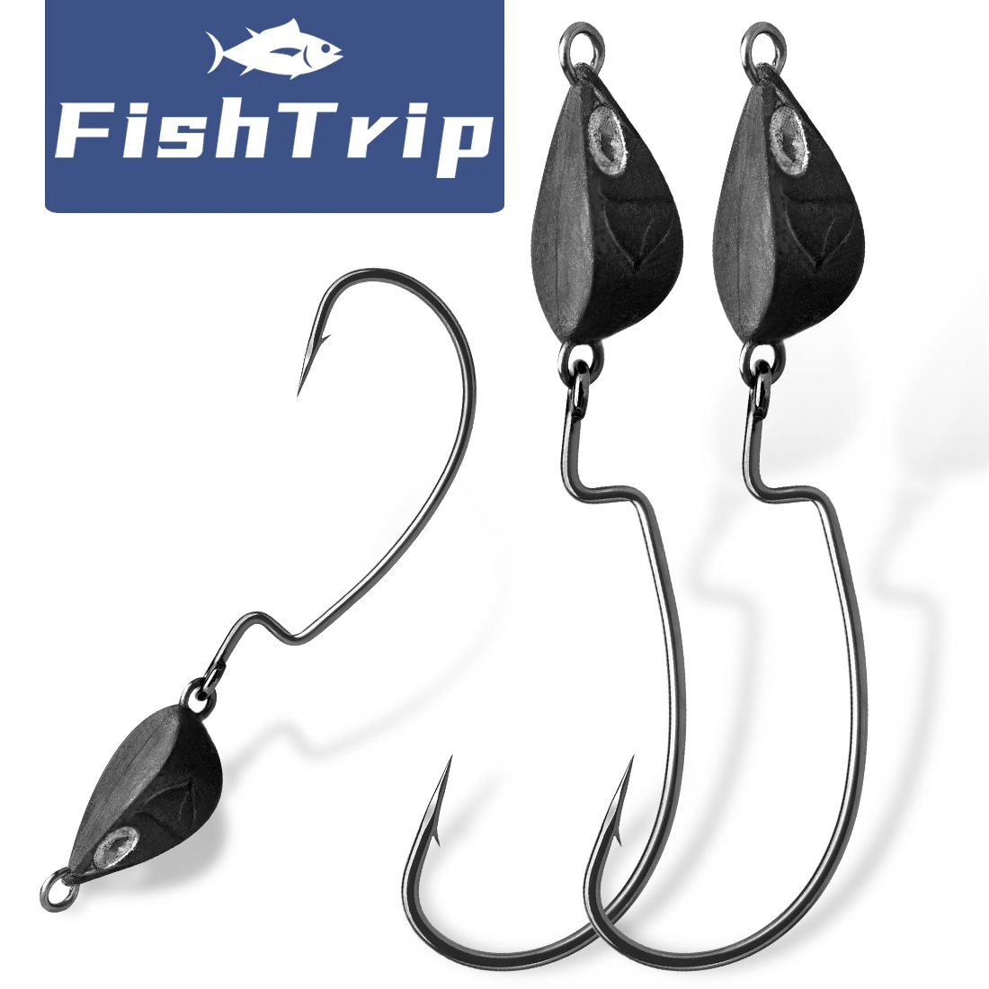 FishTrip 10Pcs Jig Head Fishin - Fishing Hook Weedless 리뷰 및 가격