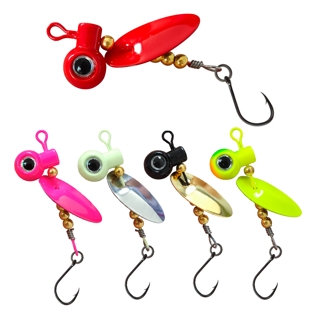 5pcs Crappie Jig Heads With Sp - Fishing Hook Offset 리뷰 및 가격