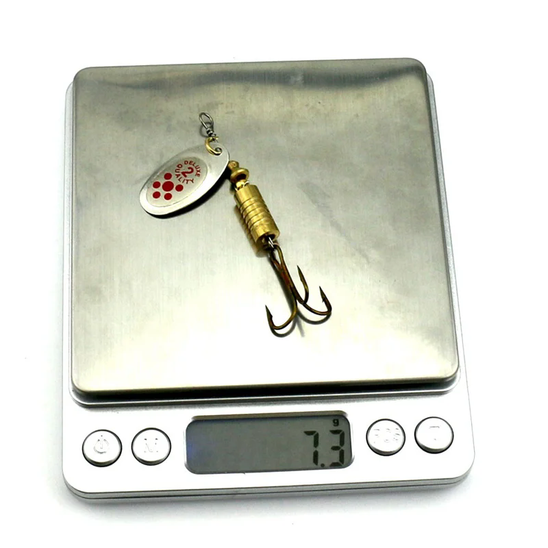 1PCS Metal Plating Spinner Bai - Fishing Hook Treble 리뷰 및 가격
