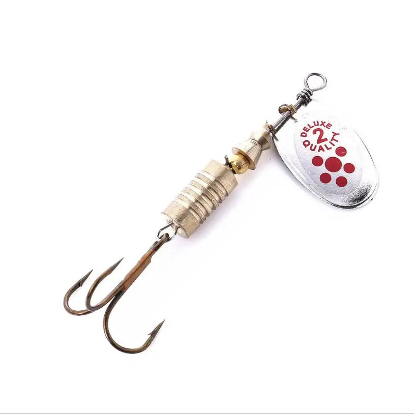 1PCS Metal Plating Spinner Bai - Fishing Hook Treble 리뷰 및 가격