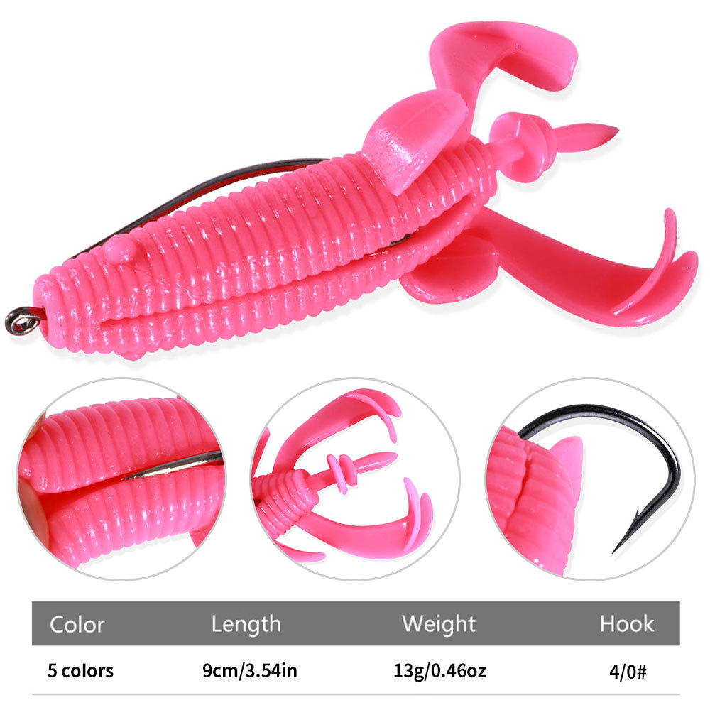 Floating Soft Frog Bait Reinfo - Fishing Hook Weedless 리뷰 및 가격