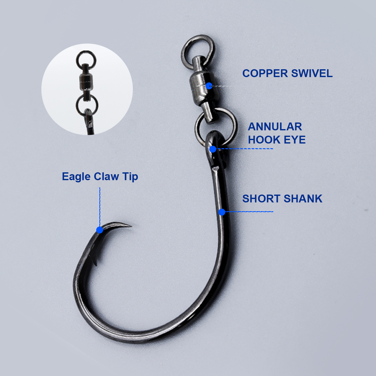 ZYZHE 3pcs/Bag Circle Hooks Wi - Fishing Hook Barbless 리뷰 및 가격