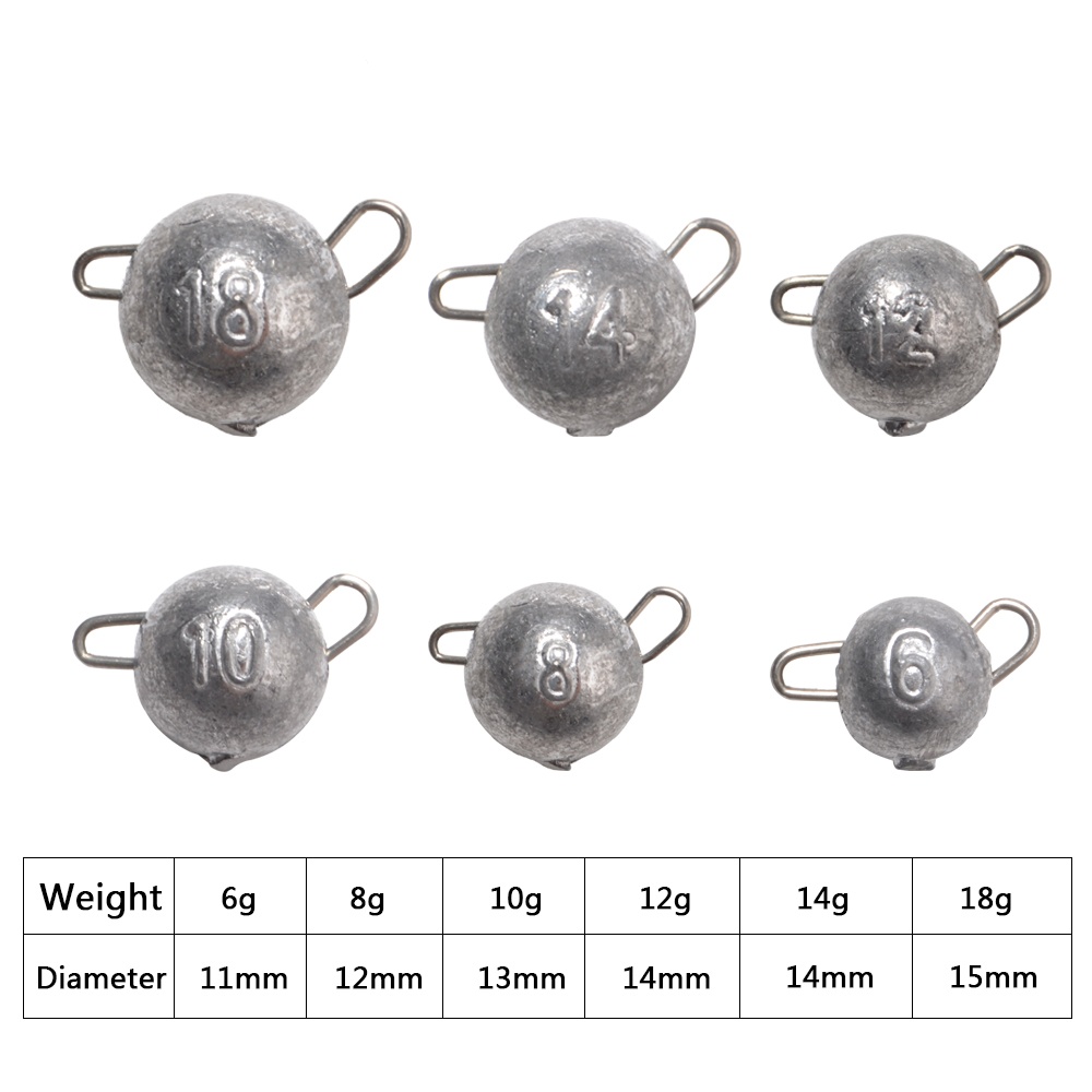 FTK 5pcs Supercontinent Sinker - Fishing Hook Jig 리뷰 및 가격