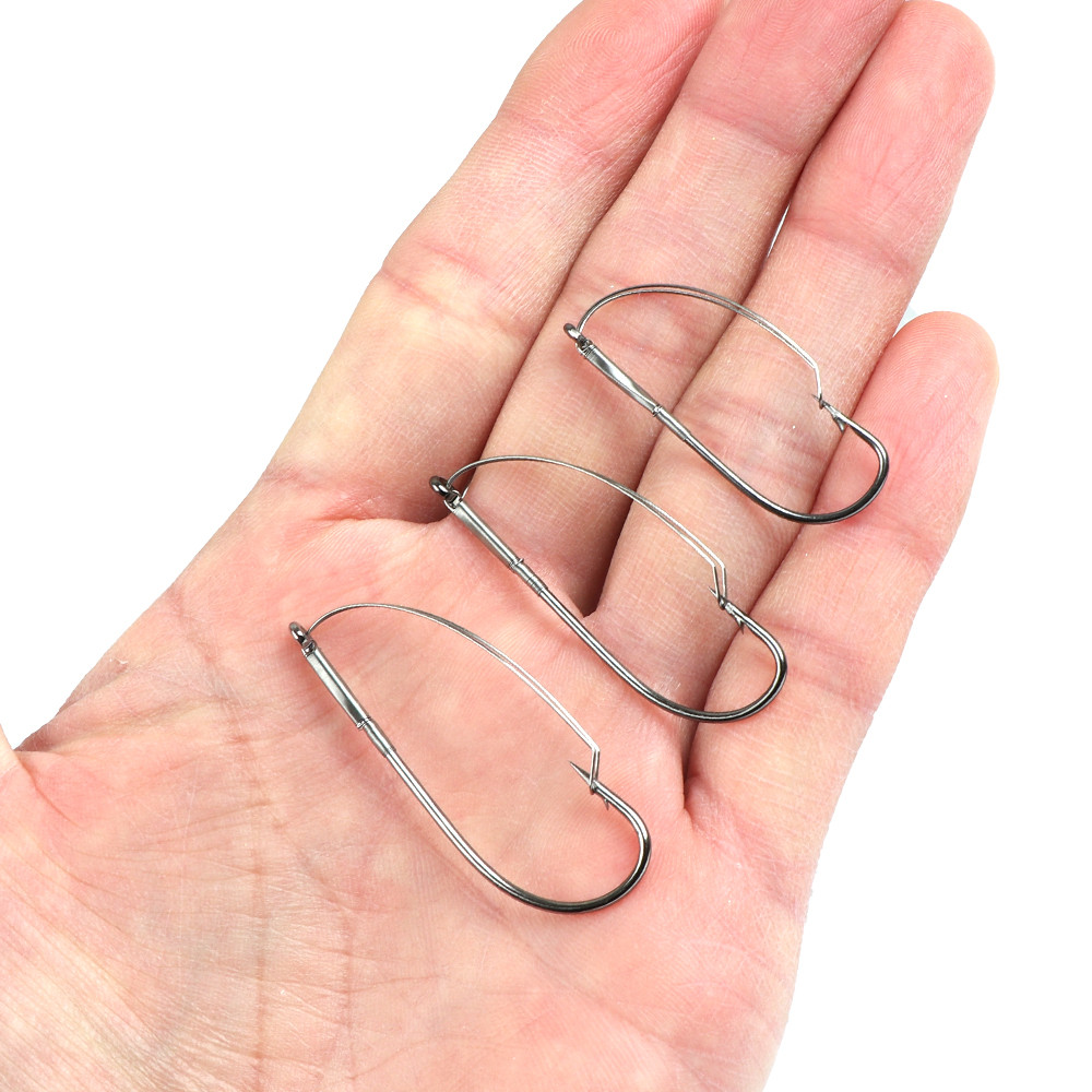10Pcs/box Fishing Wacky Weedle - Fishing Hook Weedless 리뷰 및 가격