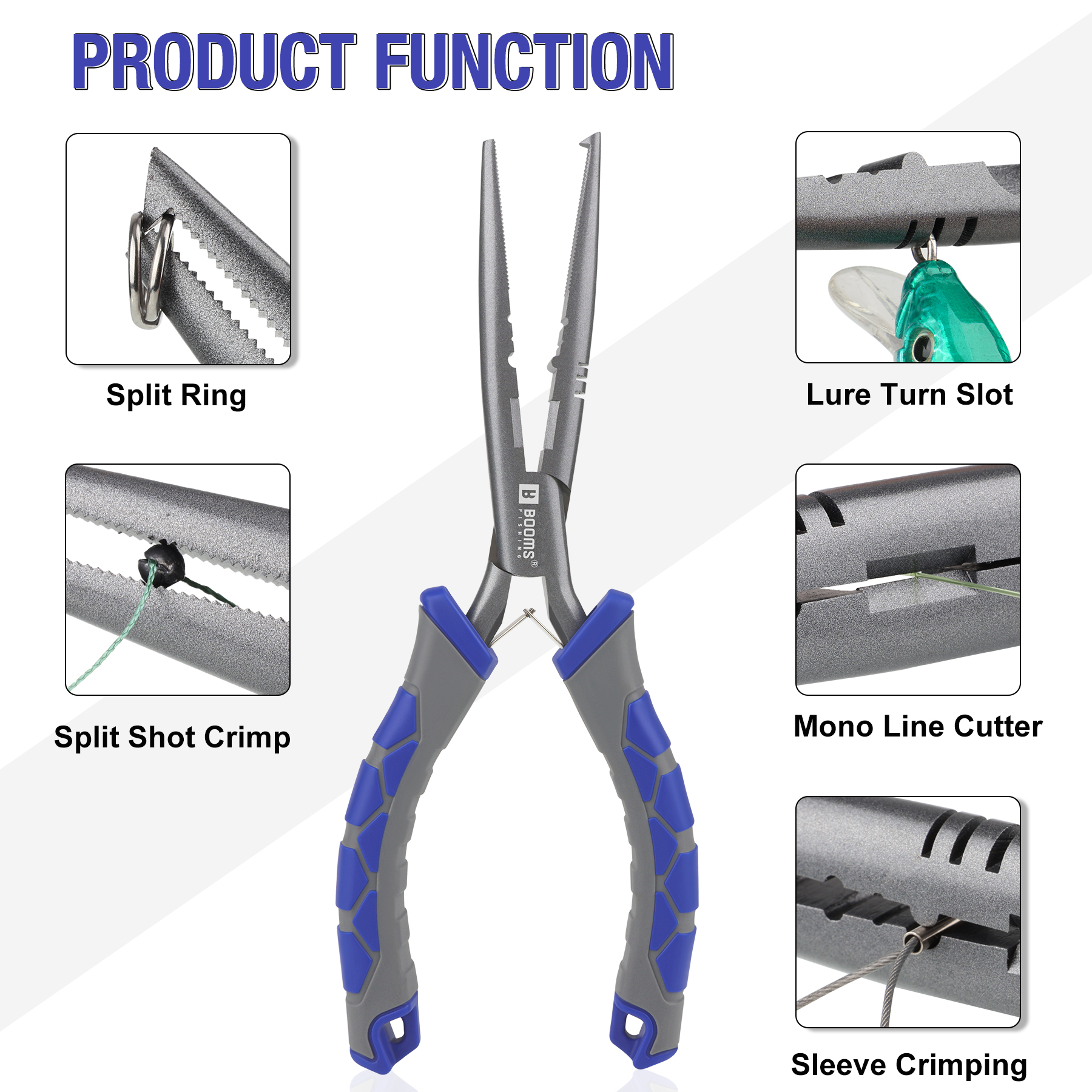 Booms Fishing 23cm Pliers and  - Fishing Hook Sharpener 리뷰 및 가격