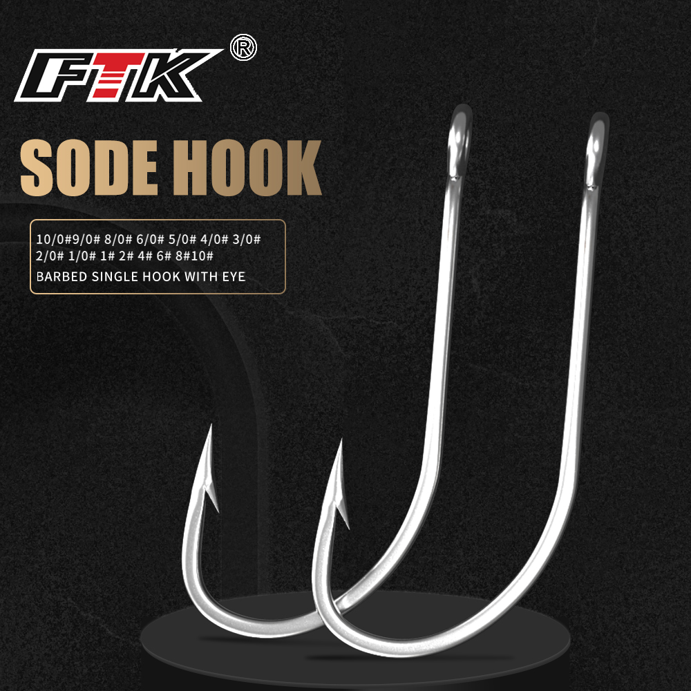 FTK Fishing Hooks 1-10#50PCS 1 - Fishing Hook Offset 리뷰 및 가격