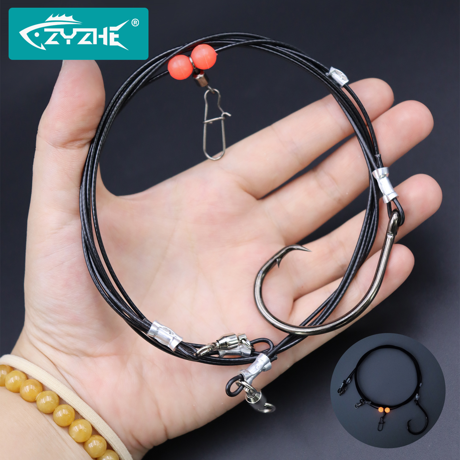 ZYZHE 1pc Sea Fishing Rigs Wit - Fishing Hook Circle 리뷰 및 가격