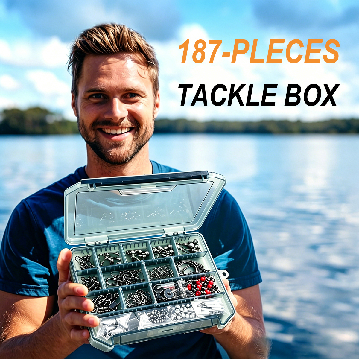 187pcs Fishing Accessories Kit - Fishing Hook Box 리뷰 및 가격